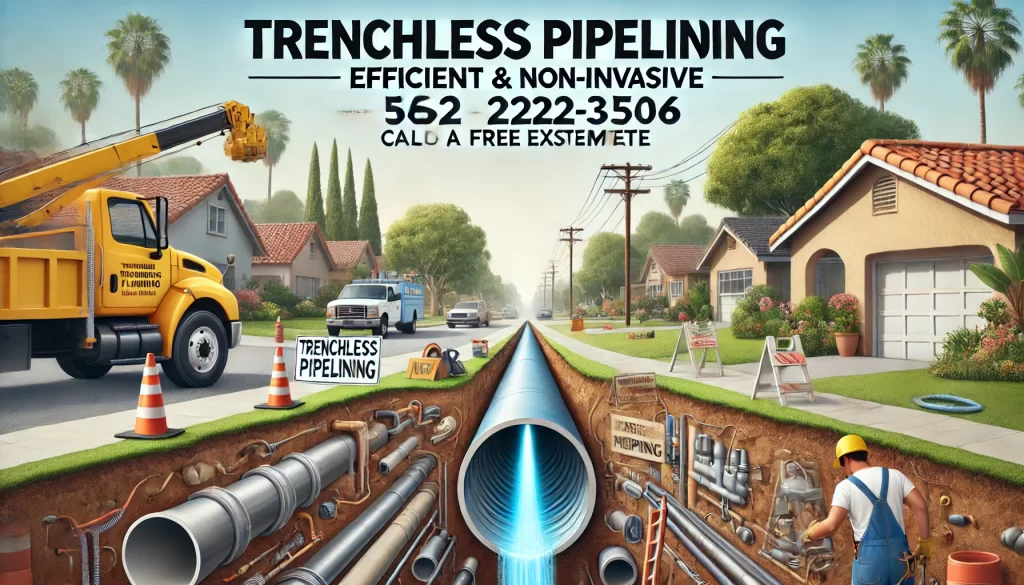 Trenchless Pipelining Services In Downey.